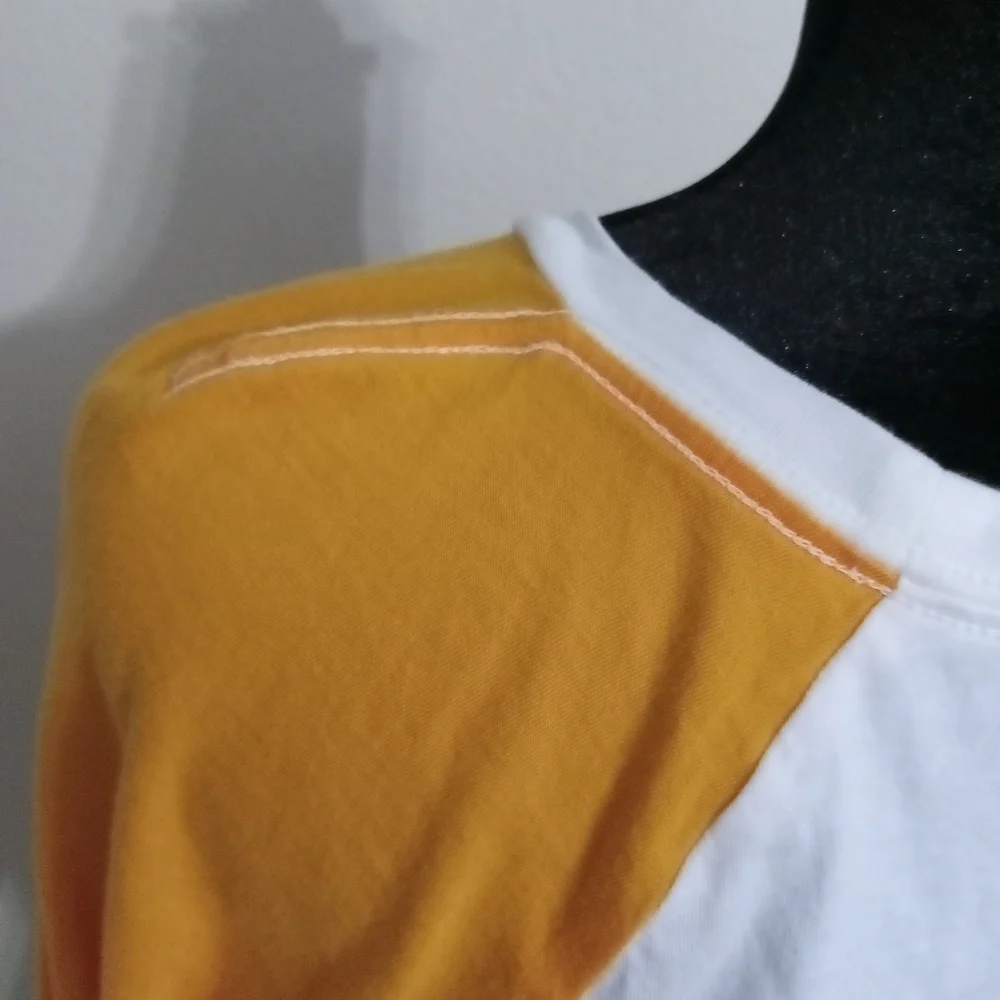 True Religion Live Free & Eagle Graphic Baseball Jersey Raglan Sleeve Retro - Picture 6 of 11